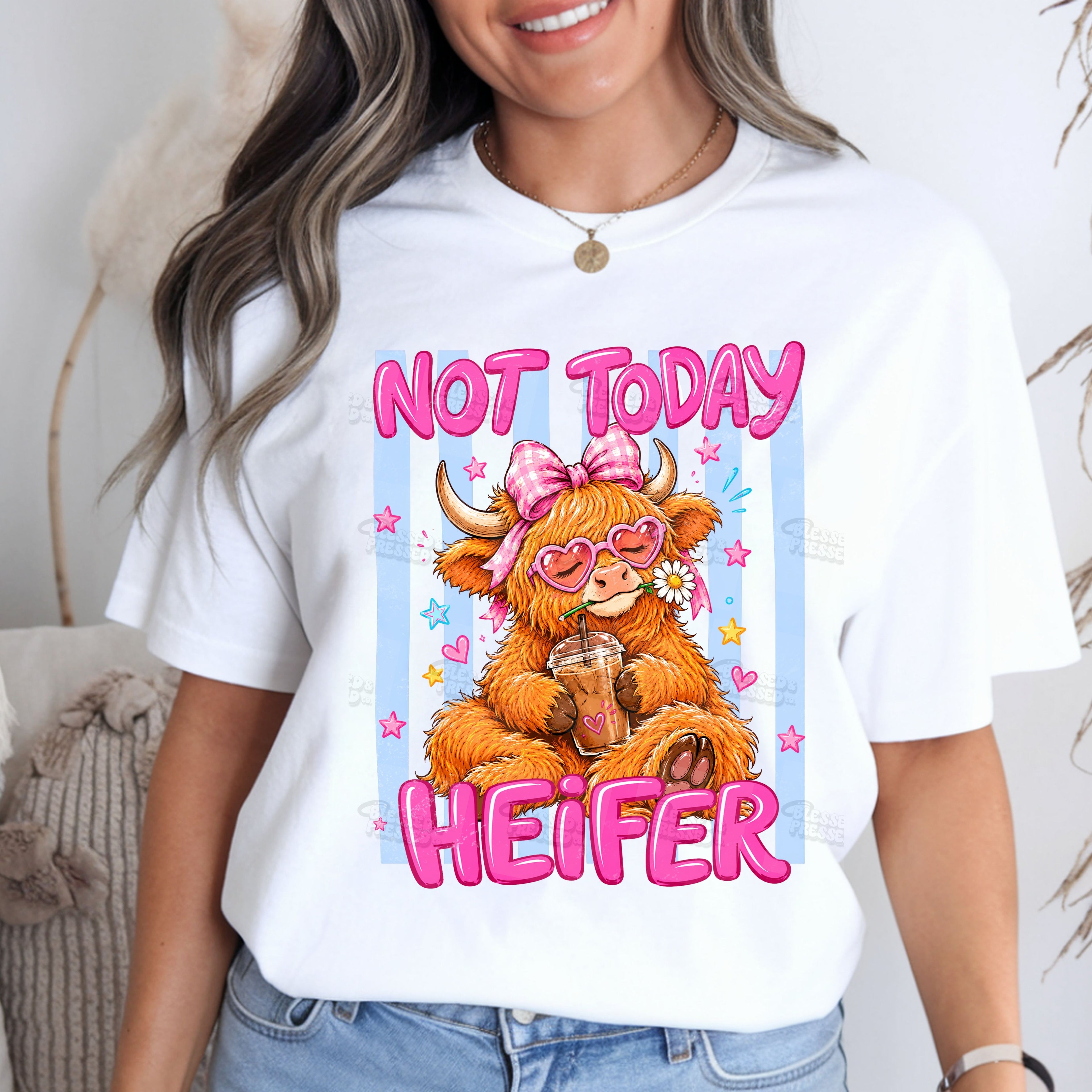 Not Today Heifer Funny Cow Design